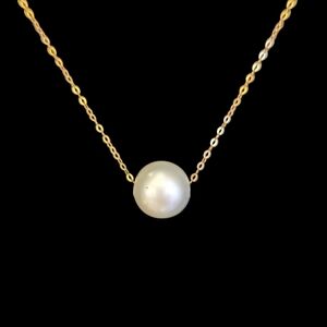 9mm South Sea Pearl 18k Gold Necklace